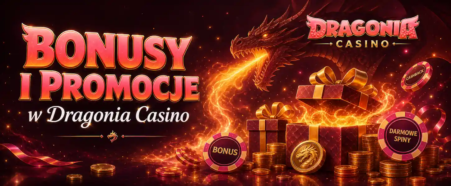 Bonusy i promocje w Dragonia Casino – złote monety, darmowe spiny i ekskluzywne oferty dla graczy z Polski.